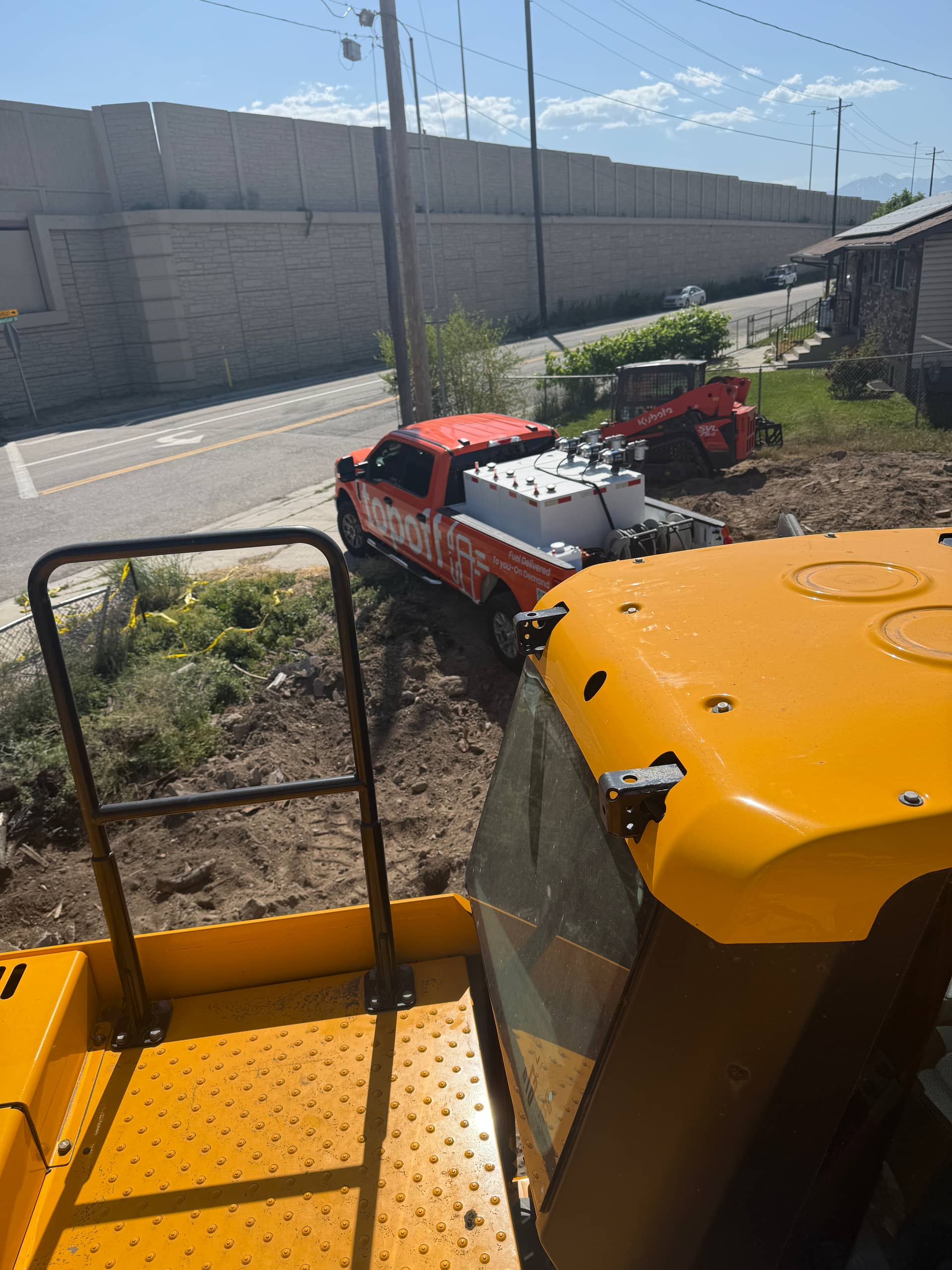 TopOff commercial fleet fuel delivery at a Utah business