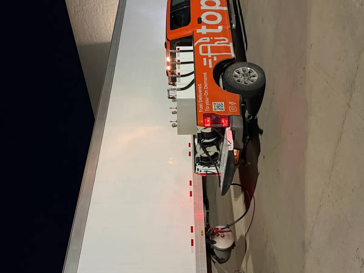 Bulk fleet fueling service for reefer trailer diesel delivery in Utah
